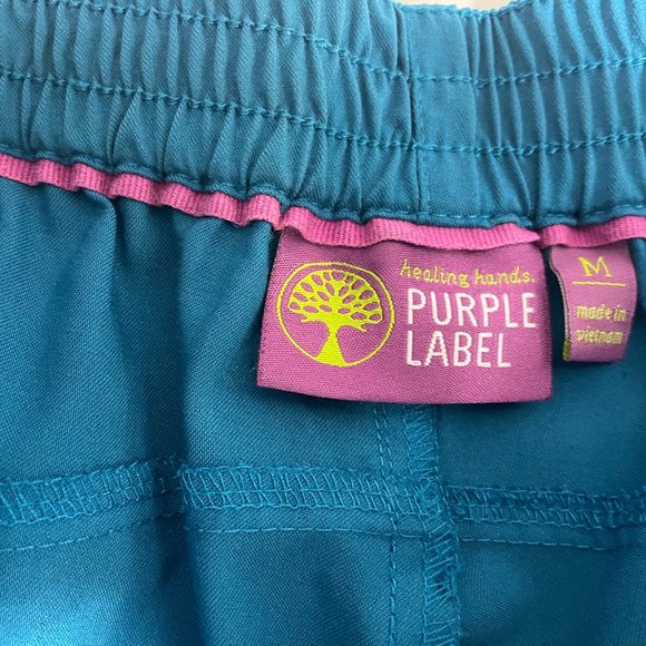 Healing Hands Purple Label Size Medium Ladies Scrub pants Style 9095 Tea… - Picture 4 of 5